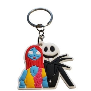 The Nightmare before Christmas Jack and Sally Keychain.